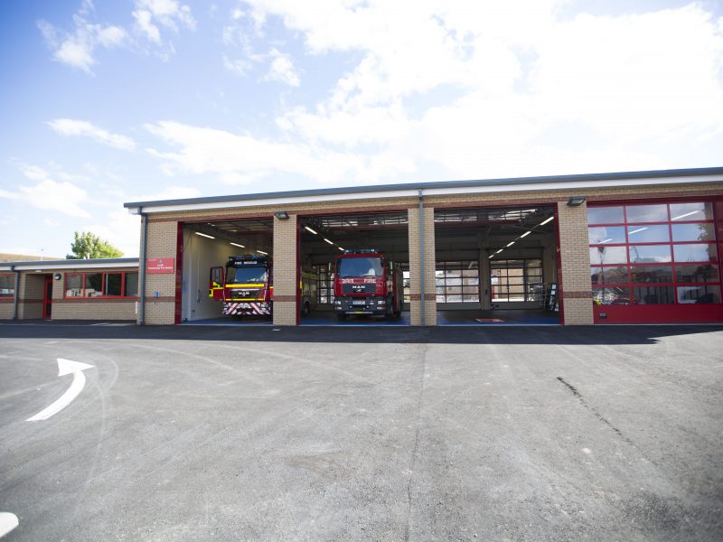 The completed Louth Fire Station project.