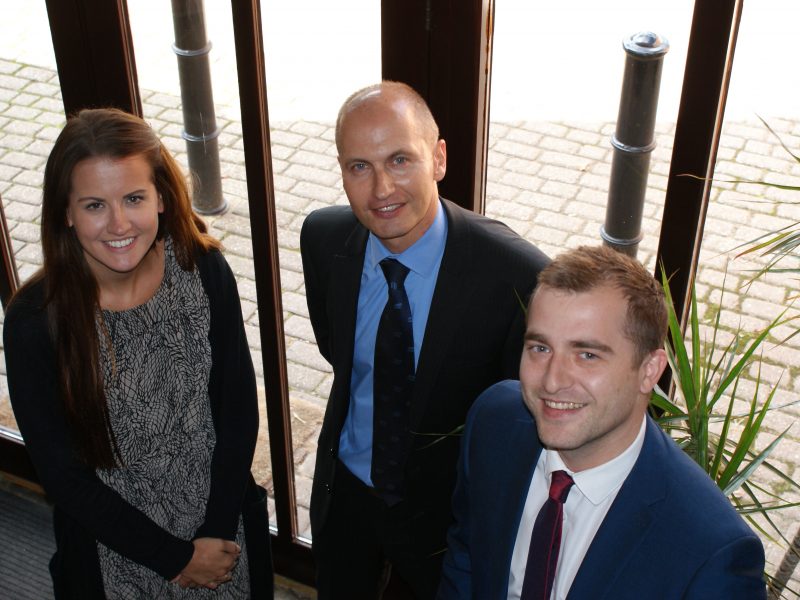 Gelder Accountants, (left to right) Elena Richardson, Russell Cunliffe and Arran Fullwood.