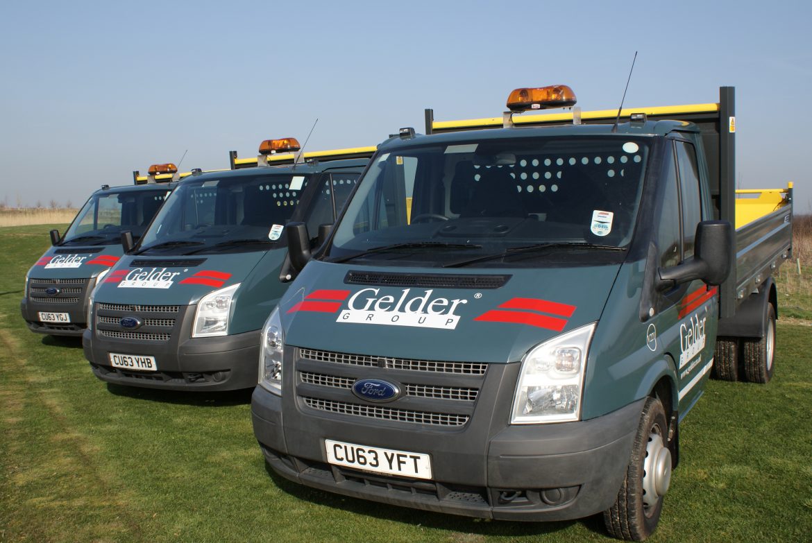 Gelder Group fleet vehicles.