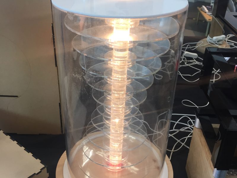 Lamp created by Students