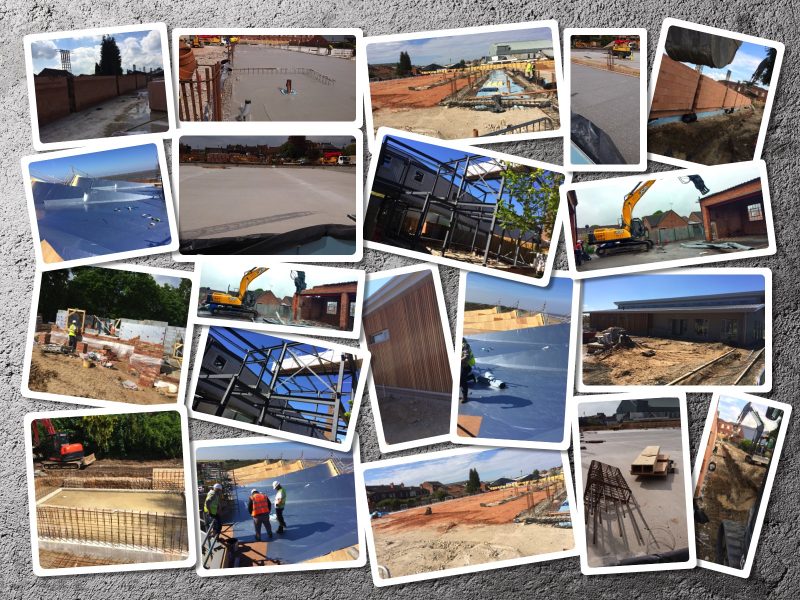 Construction Photos Collage - May 2017
