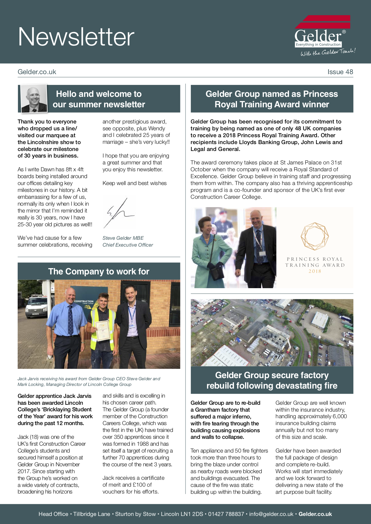 Gelder Group Newsletter – Issue 48 | Gelder Group